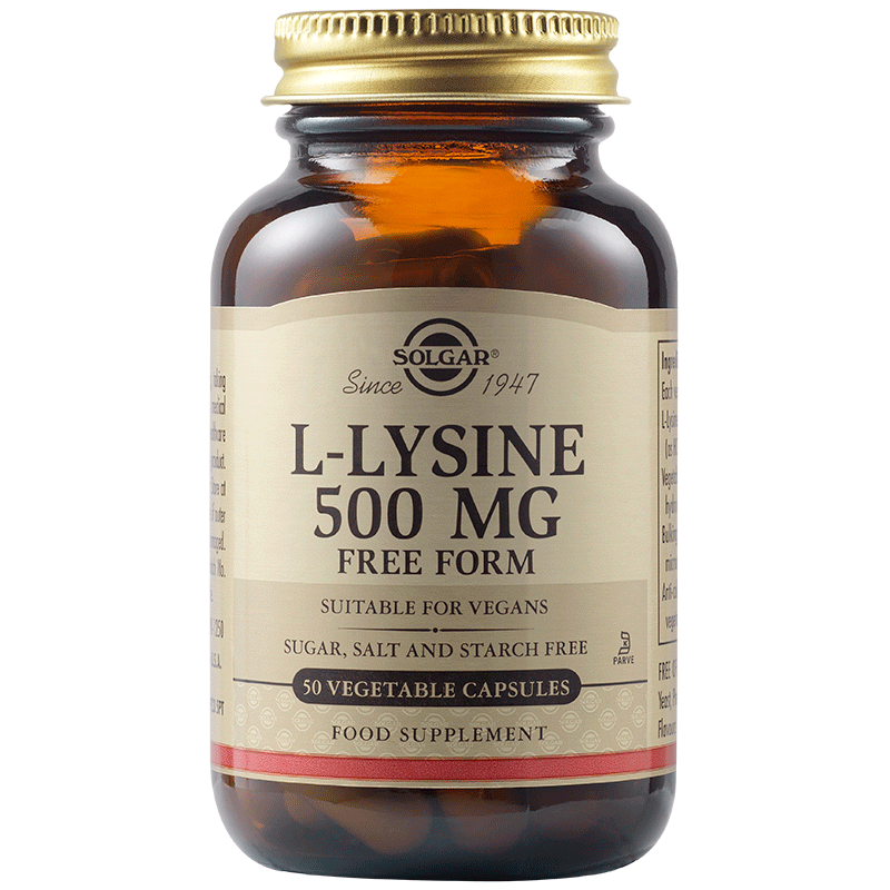 l-лизин 500 mg веган капсули 50 броя