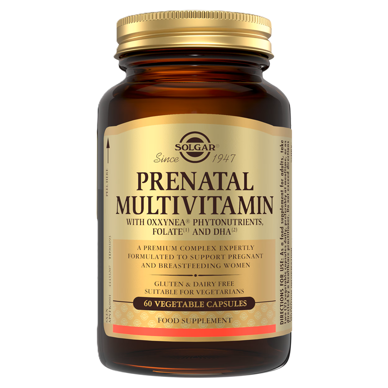 PRENATAL МУЛТИВИТАМИНИ ЗА БРЕМЕННИ И КЪРМЕЩИ ЖЕНИ С OXXYNEA® ФИТОНУТРИЕНТИ, ФОЛАТ И DHA 